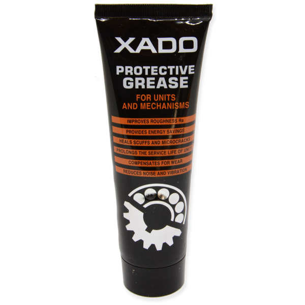 Мастило літієве консистентне XADO Protective Grease універсального призначення з захистними властивостями у тюбику 125 мл