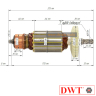 Ориг. ротор (якор) монтажних пил DWT SDS22-355 T, SDS-2200 та аналогів