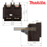 Оригінальна кнопка пуску болгарок Makita 9558HN, GA5030 та аналогів