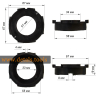 Дифузор охолодження (обтікач) для болгарок DWT WS08-125, WS08-125 T, WS08-125 V, WS08-125 TV та інших